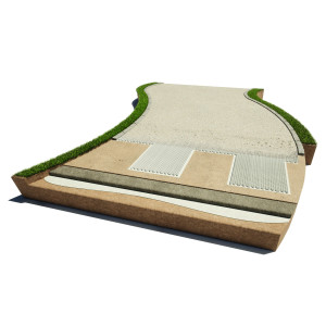 NIDAGRAVEL 130 Hauteur : 3 cm