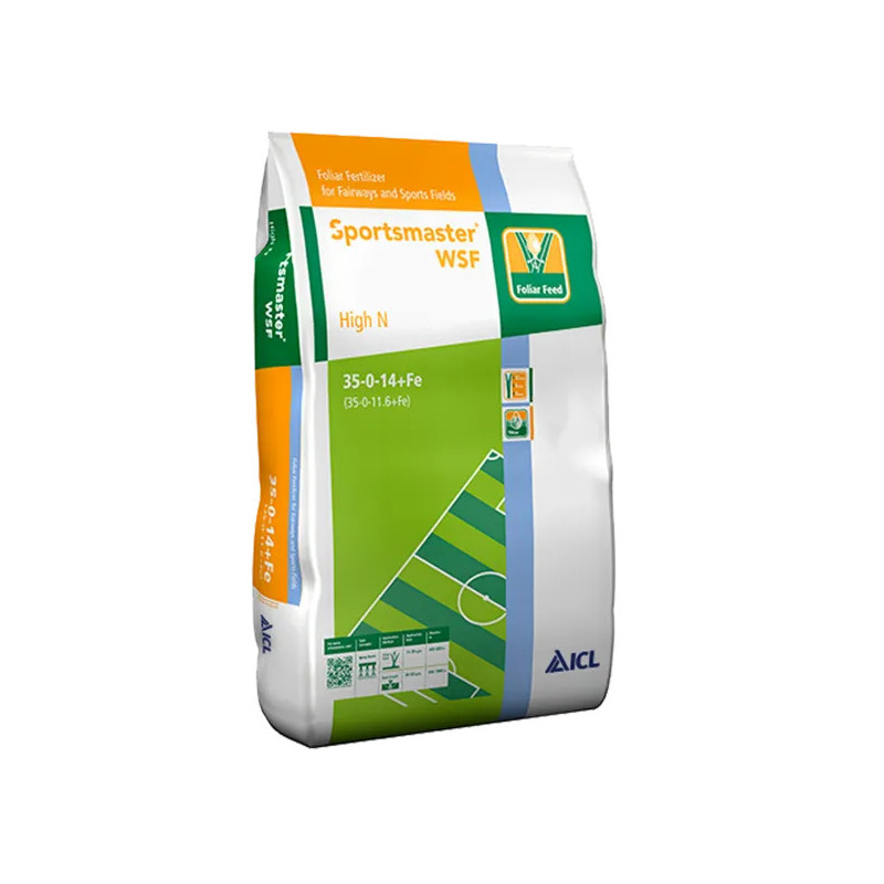 SPORTSMASTER WSF HIGH N 35-0-14 + Fe - Engrais haute teneur en azote chez So'vert environnement