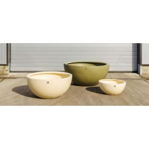 Vasque Atoll Effet Corten - Grand Pot Jardin Design & Durable | So-Vert