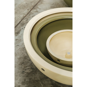 Vasque Atoll Effet Corten - Grand Pot Jardin Design & Durable | So-Vert