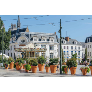 Pot Rond Déco – Pot décoratif extérieur grand format | SO’VERT ENVIRONNEMENT