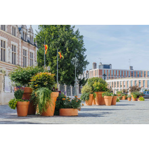 Pot Rond Déco – Pot décoratif extérieur grand format | SO’VERT ENVIRONNEMENT