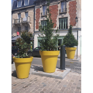 Pot Rond Déco Velour – Pot décoratif extérieur grand format | SO’VERT ENVIRONNEMENT