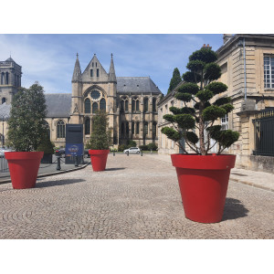 Pot Rond Déco Velour – Pot décoratif extérieur grand format | SO’VERT ENVIRONNEMENT