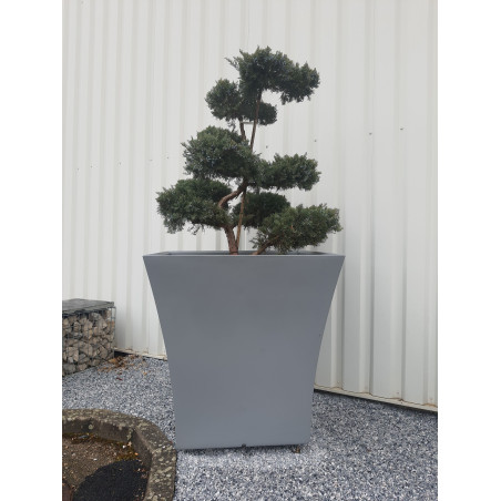 Pot Vogue Carré – Pot design extérieur en PEHD recyclé | SO’VERT ENVIRONNEMENT