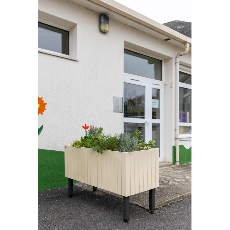 Jardinière OSLO RECTANGLE PAPI – 156 L avec réserve d’eau