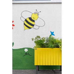 Jardinière OSLO CARRÉ PAPI – 164 L avec réserve d’eau