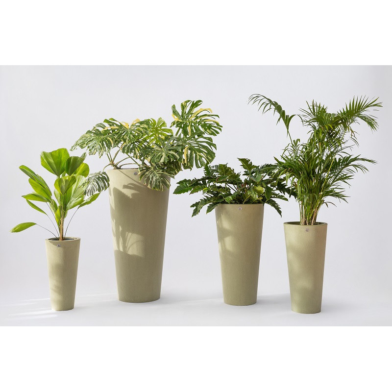 Pot DESIGN ROND Velours PAPI – Grand pot haut extérieur