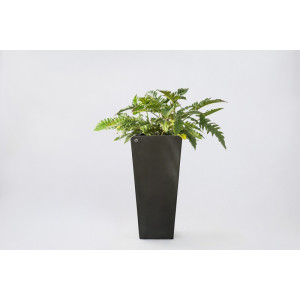 Pot DESIGN CARRÉ PAPI – Pot haut extérieur avec bac