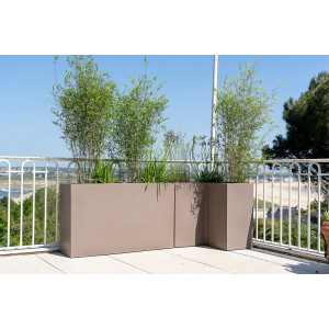 Jardinière LINÉO PAPI – Séparateur végétal extérieur 160 L