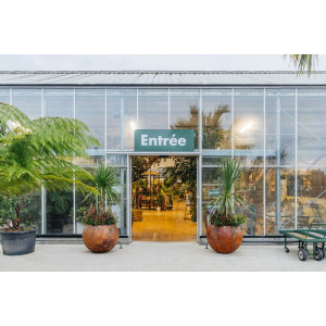 Pot MILÉO effet Corten PAPI – Grand pot extérieur 200 à 500 L